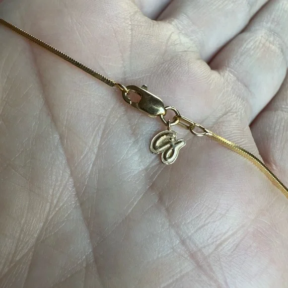 Imperfect Grace 18” 14k liquid gold chain - Picture 5 of 8